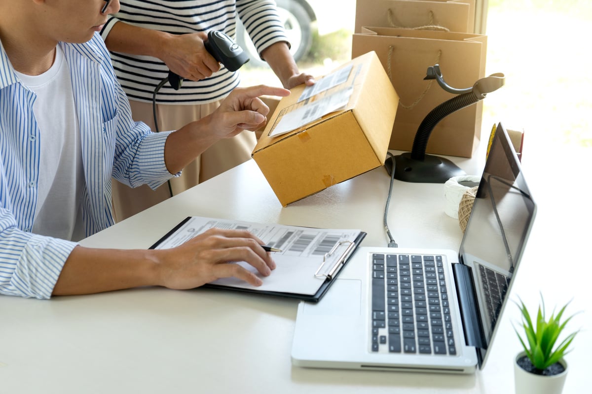 ecommerce concept, in office or home working